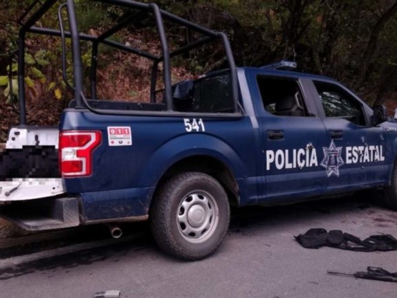 Emboscan a Policías estatales en Guerrero, reportan 6 muertos