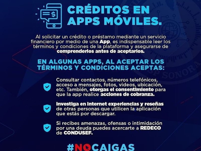 Emite alerta Unidad Cibernética por aplicaciones de préstamos fraudulentas