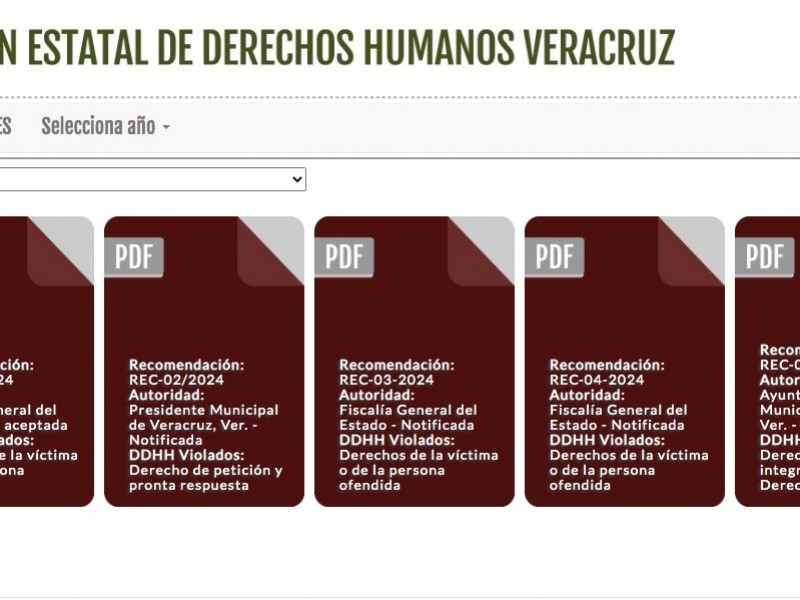 Emite Derechos Humanos cinco recomendaciones; una es para Tuxpan