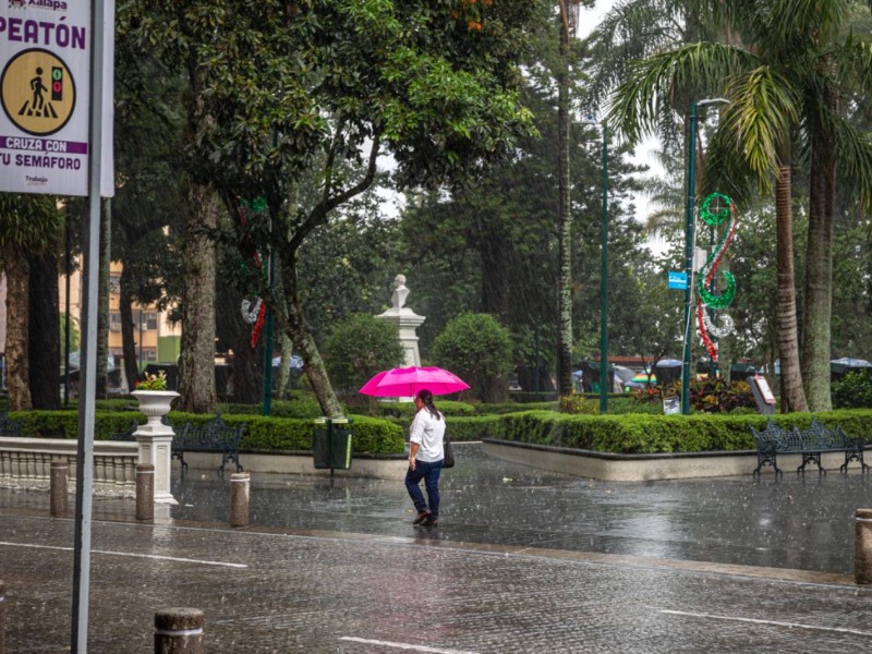 Emite PC aviso preventivo por lluvias en región de Xalapa