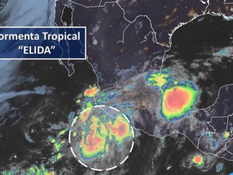 Emite PC Michoacán alerta por tormenta tropical Elida