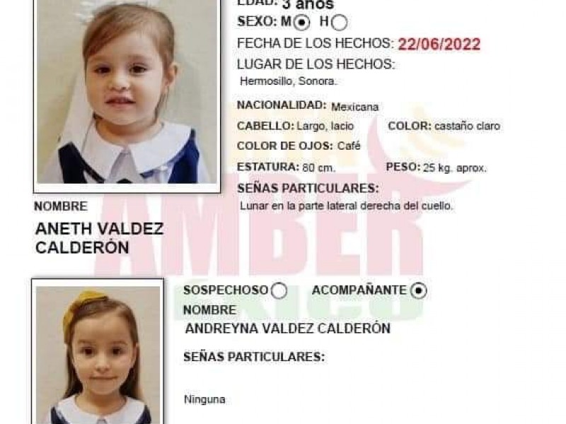 Emiten Alerta Amber para encontrar a menores