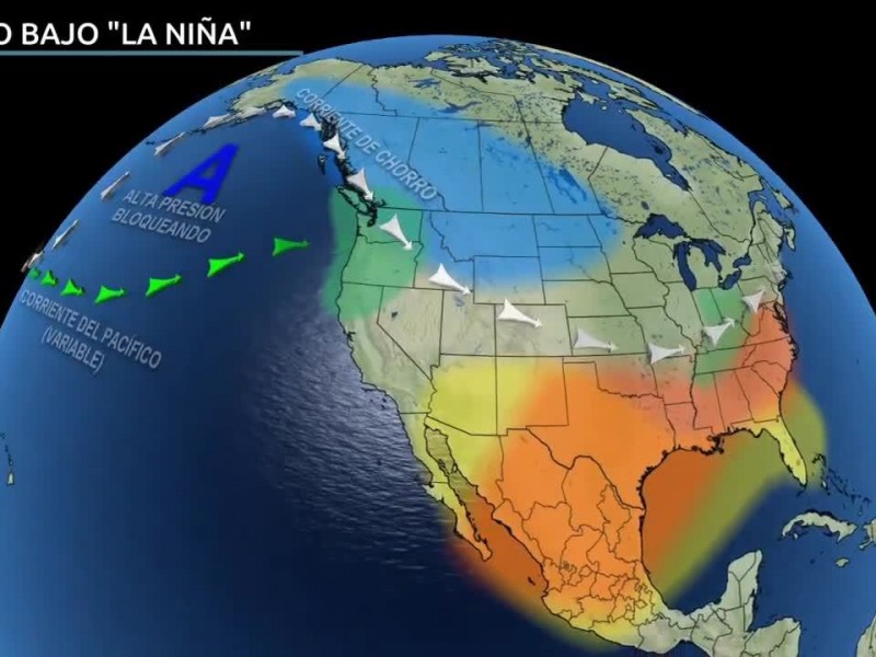 Emiten alerta climática por La Niña