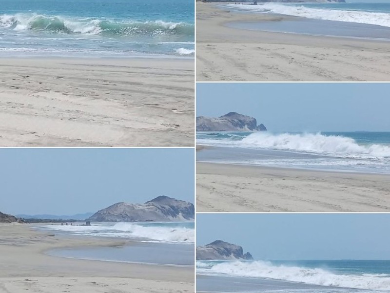 Emiten alerta por de mar de fondo en Salina Cruz