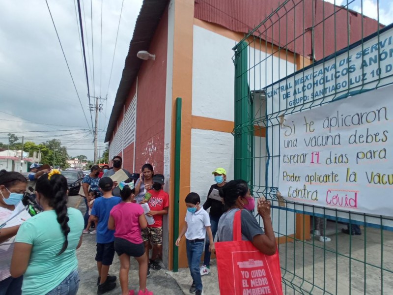 Emiten recomendaciones para la vacunación de menores en Tuxpan