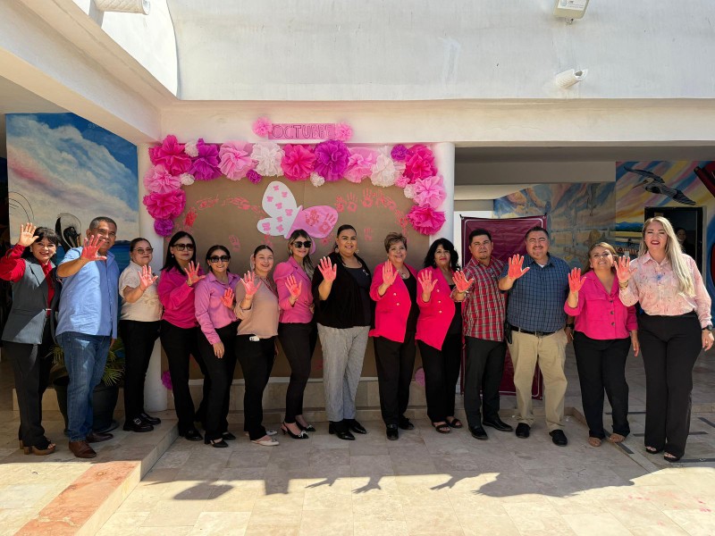 Empalme conmemora el Mes Rosa con llamado a la prevención