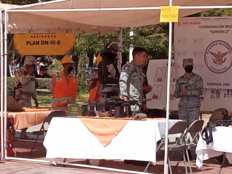 Empalme realiza feria de la seguridad, buscan contrarrestar la violencia