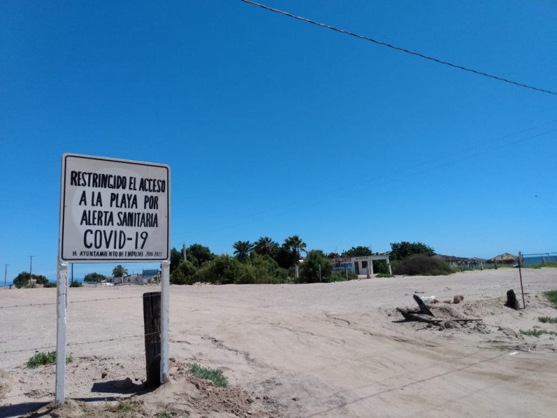 Empalmenses se quedan en casa