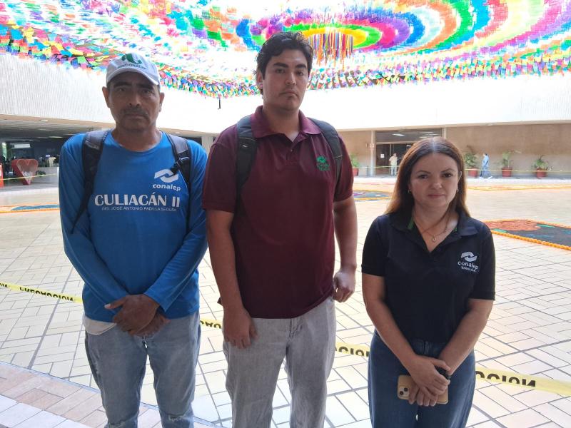 Empleados de Conalep protestan por cambios en pagos de vacaciones y aguinaldo