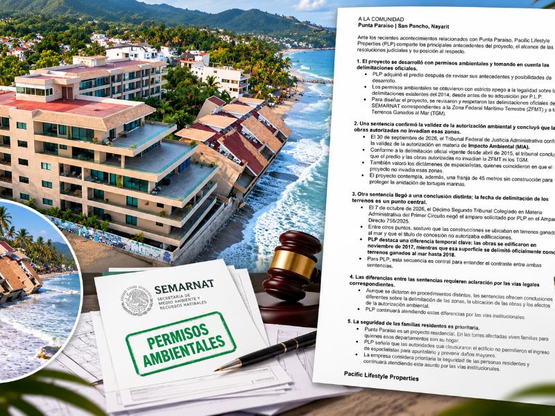 Empresa asegura que Punta Paraíso fue construido legalmente