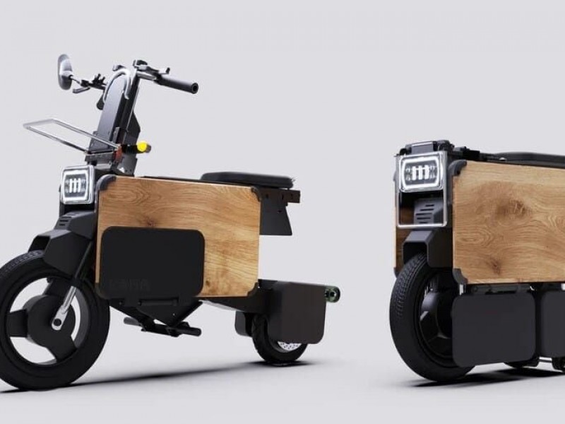 Empresa japonesa desarrolla motocicleta eléctrica plegable