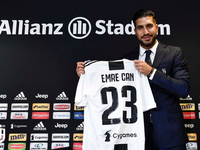 Emre Can presentado con la Juventus