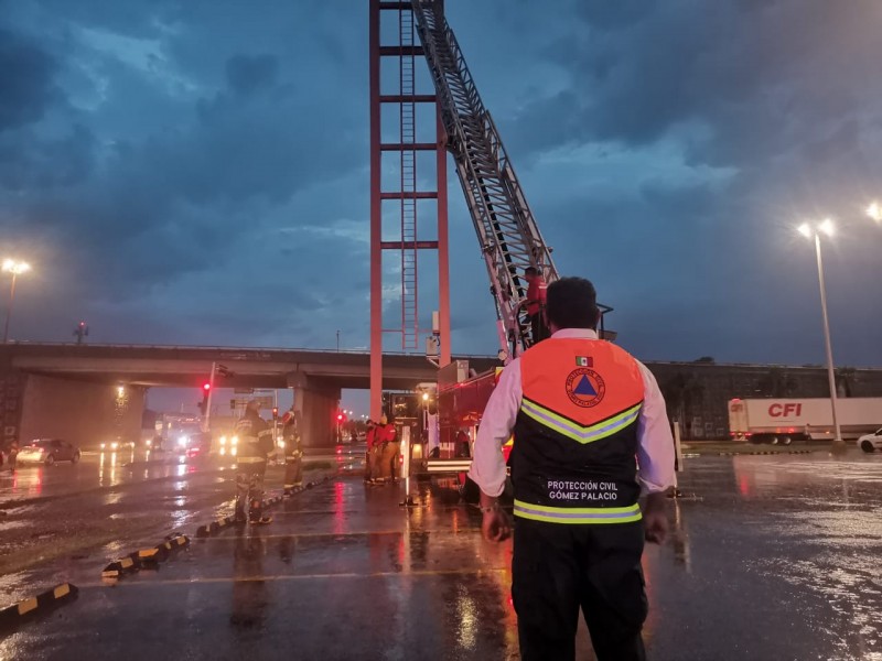 Alerta en Gómez Palacio por lluvias