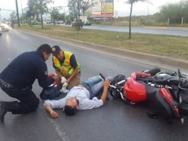 En aumento accidentes de motociclistas