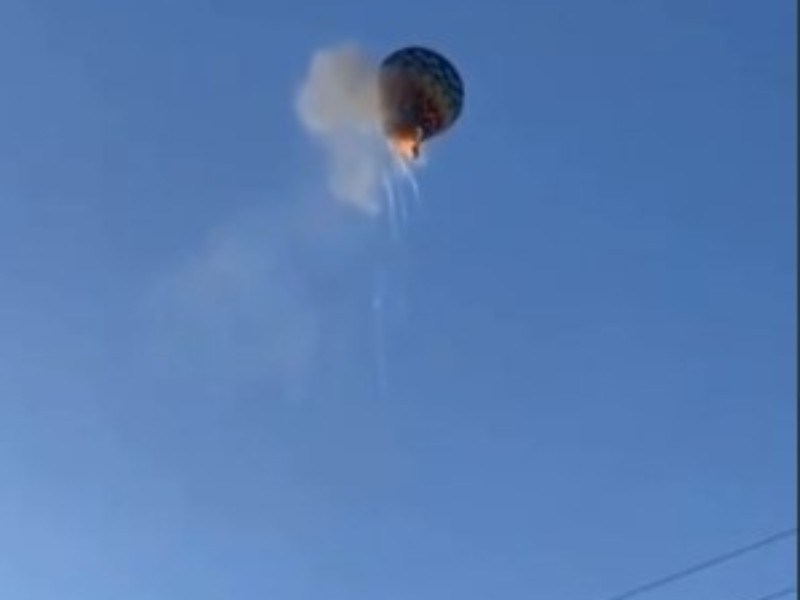 En Brasil mueren ocho personas tras incendio de globo aerostático
