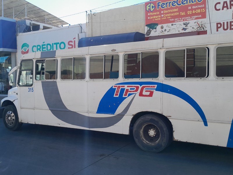 En buenas condiciones se encuentran algunas unidades de transporte público