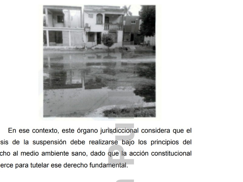 En Cajeme ciudadano se ampara y logra que el Ayuntamiento repare drenaje