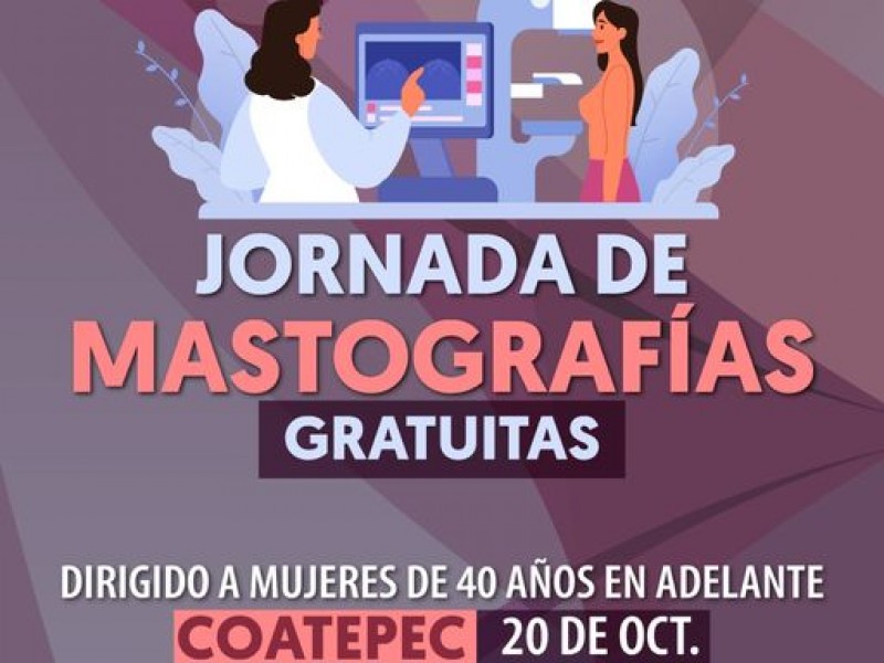 En Coatepec habrá jornada de mastografías gratuitas
