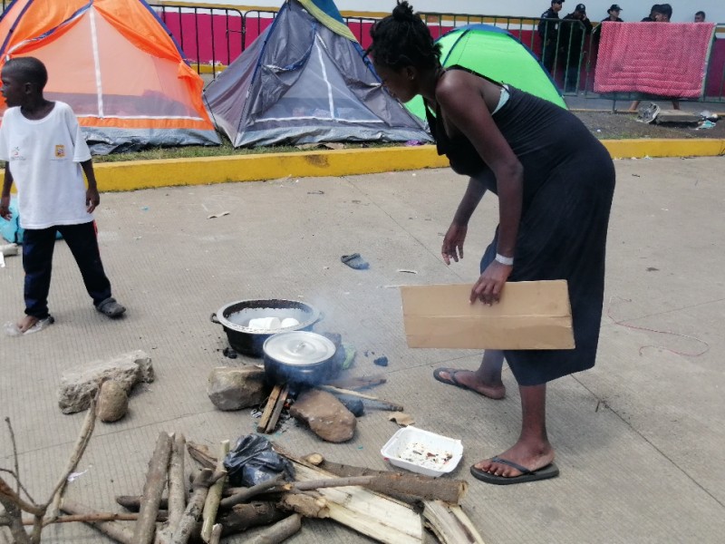 En condiciones inhumanas viven migrantes africanos en Tapachula