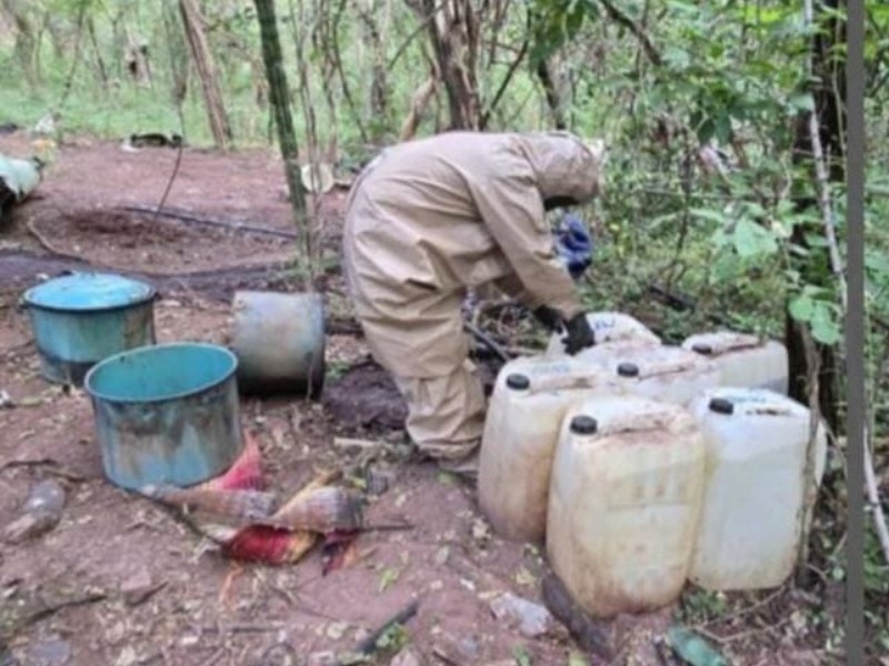 En Culiacán aseguran 2 narcolaboratorio, uno estaba activo