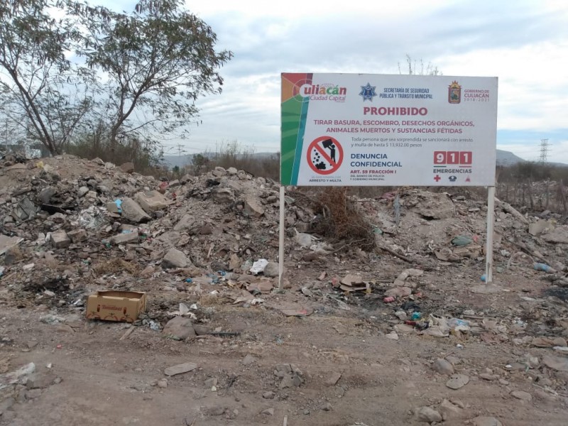 En Culiacán hay más de 80 tiraderos de basura clandestinos