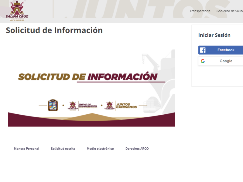 En desuso portal de transparencia de Salina Cruz