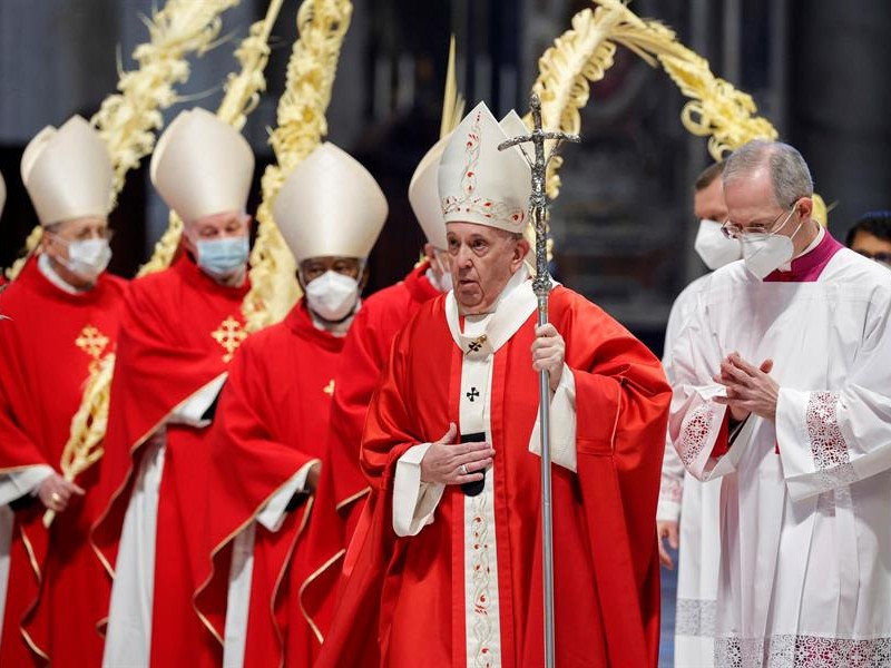 En Domingo de Ramos Papa Francisco llama a 