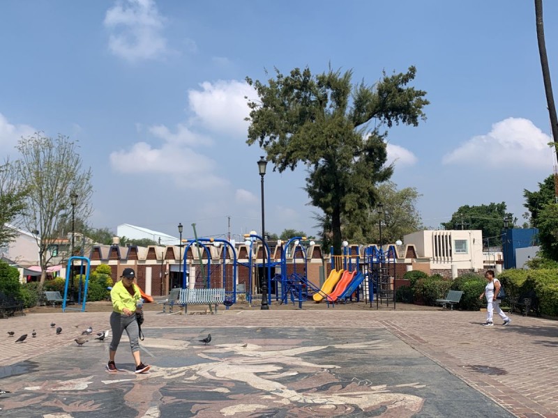 En el Jardín de San Miguel hacen falta árboles