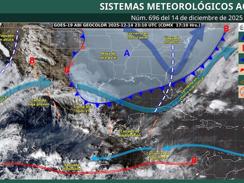 En el valle de Toluca esperamos cielo medio nublado