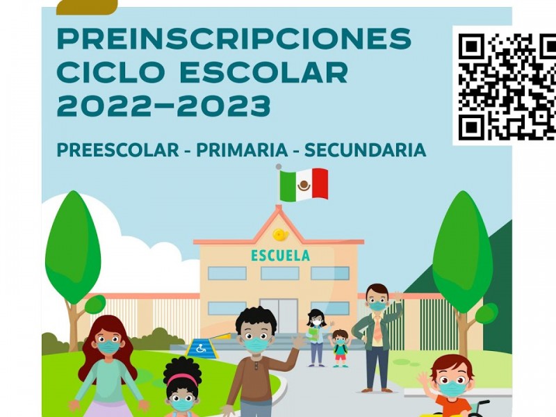 En febrero arrancan preinscripciones para el ciclo escolar 2022-2023