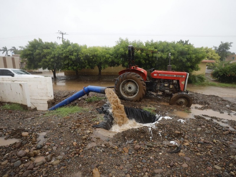 En Guasave activan plan de evacuación tras inundaciones