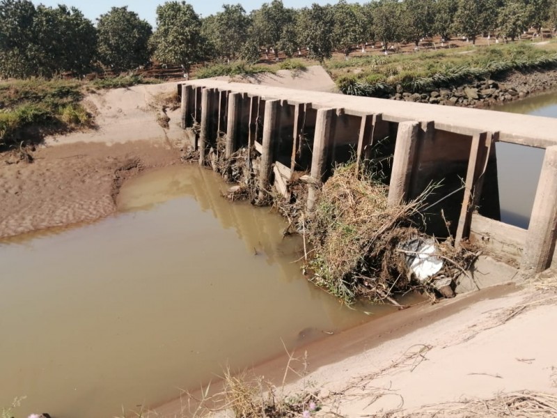 En jaque módulos por basura en drenes y canales