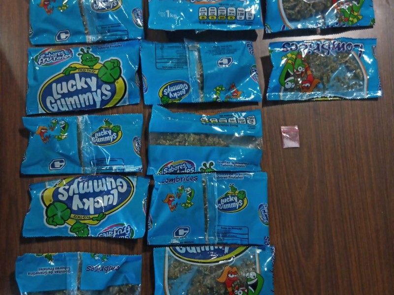 En León distribuyen drogas envueltas como dulces