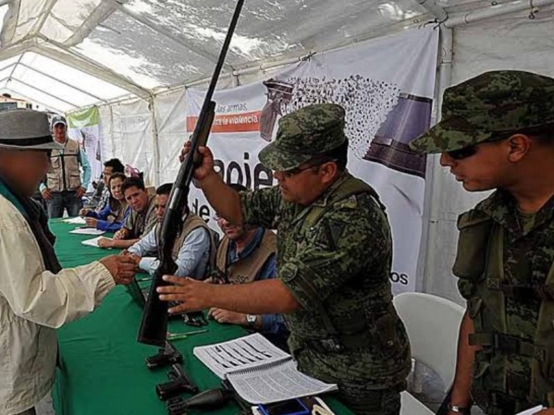 En marcha campaña canje de armas de fuego: SEDENA