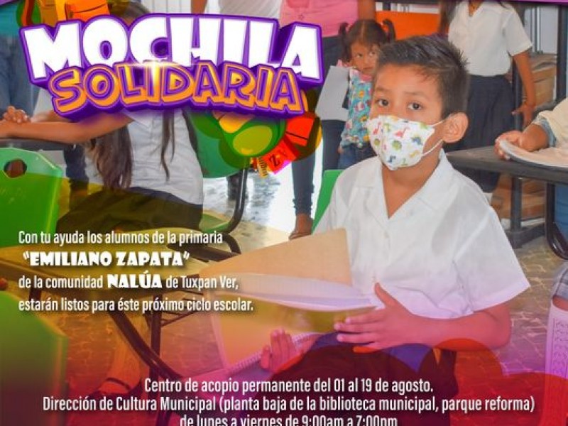 En marcha Mochila Solidaria por Club Rotaract Huasteco Tuxpan