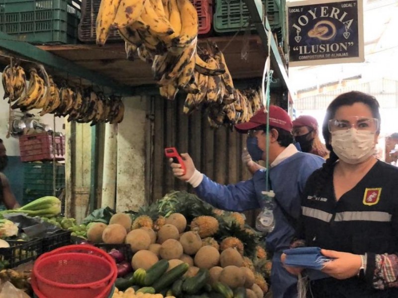 En mercados se aplica la búsqueda intencionada de casos COVID-19