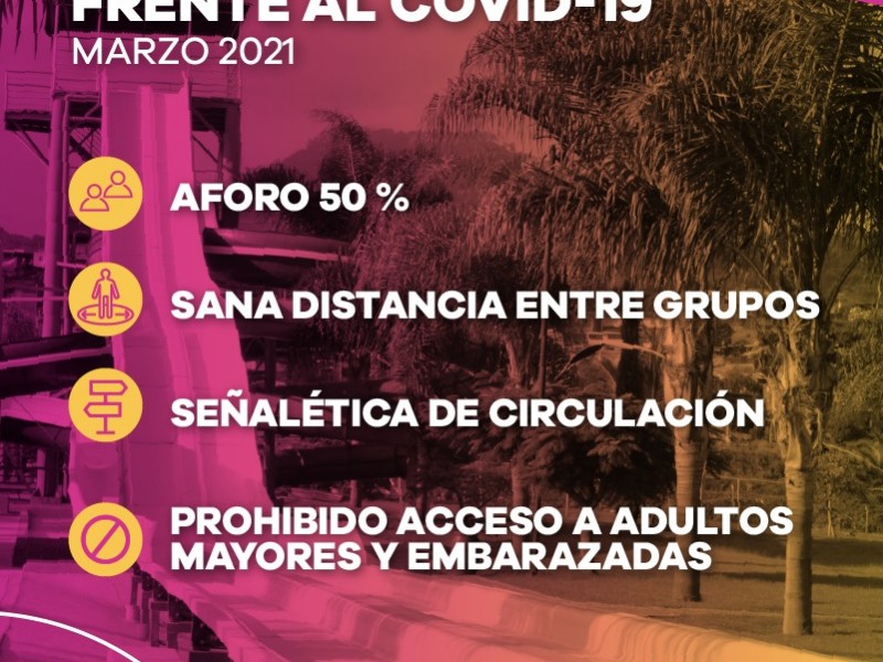 En Michoacán, balnearios deben funcionar al 50% de su capacidad