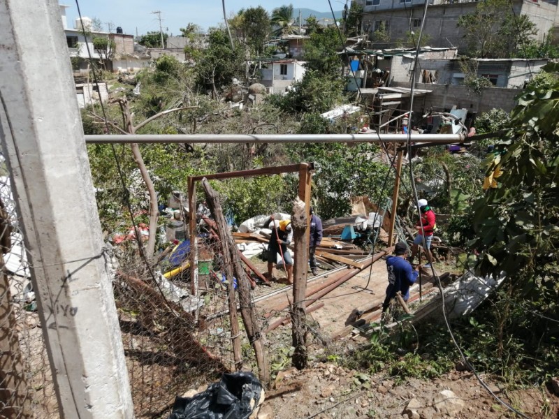 250 familias en TG en segundos perdieron todo por tromba