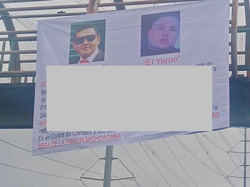 En narcomantas, cártel da su versión de disparos en Galerías