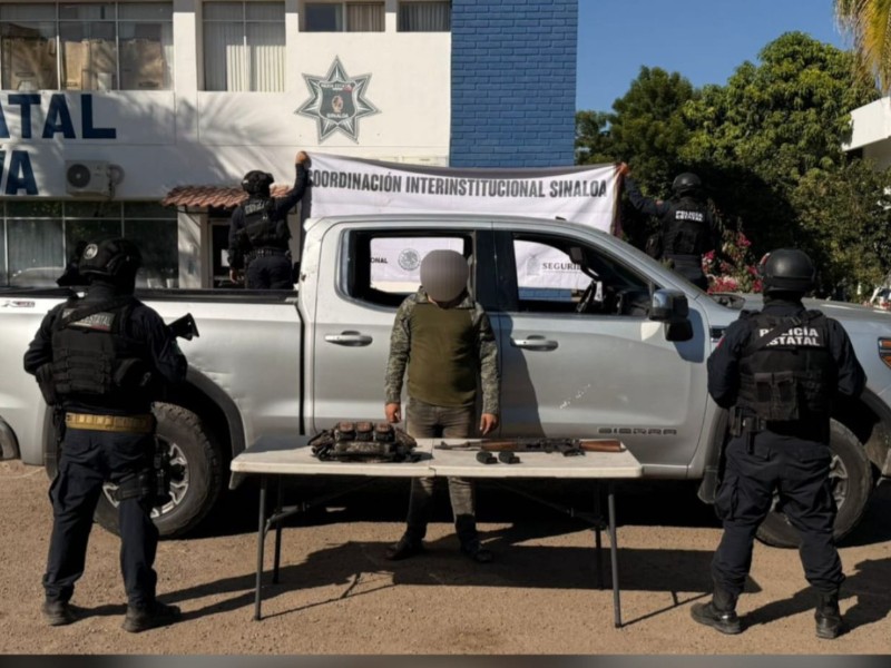 En Navolato detienen a un hombre con una camioneta robada en EUA