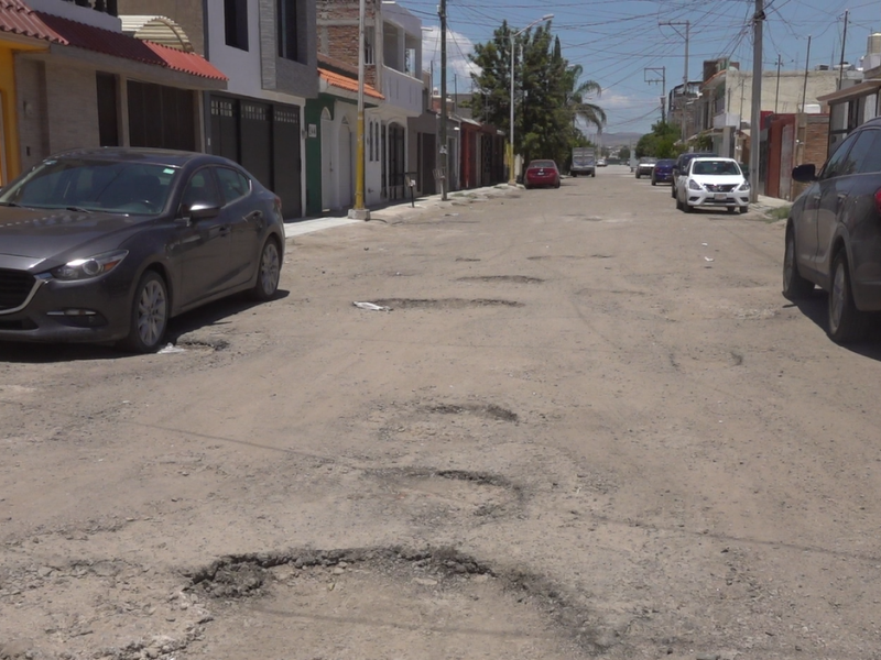 En Paso Real hay mas baches que calles