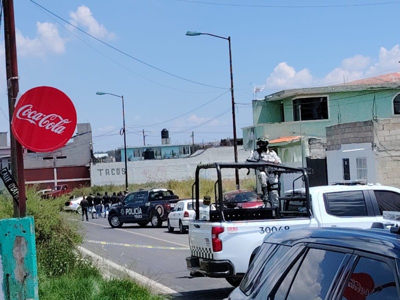 En persecución abaten a hombre en Almoloya de Juárez