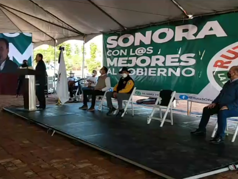 Organizan evento masivo de Alfonso Durazo pese a 