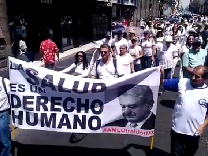 En Puebla marcharon contra AMLO