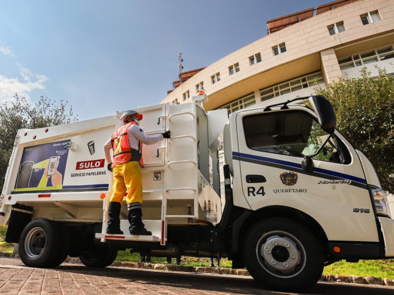 En Querétaro, el primer vehículo híbrido para recolección de basura