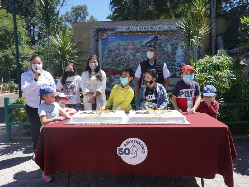 En redes sociales festeja Zoológico de Morelia sus 50 años