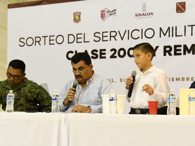 En Salvador Alvarado realizan Sorteo del Servicio Militar Nacional
