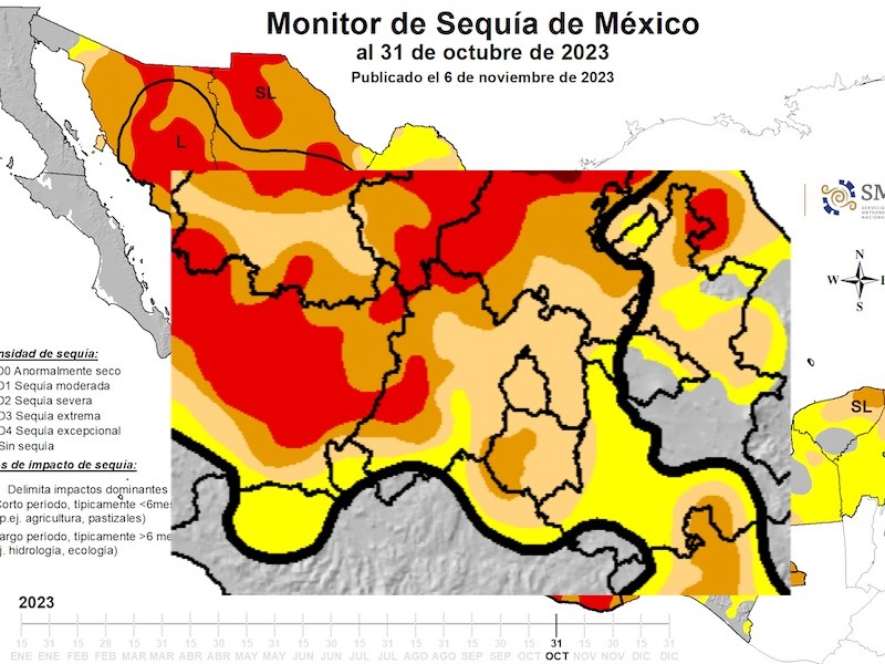 En sequía extrema, 15% del Edomex