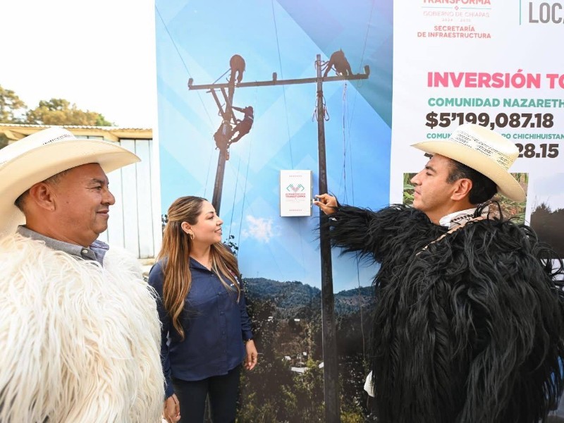 En Teopisca, Eduardo Ramírez  impulsa obras de infraestructura eléctrica y educativa