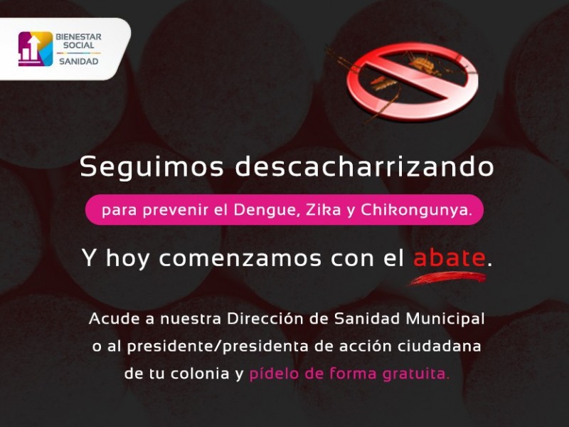 En Tepic reparten abate para prevenir el dengue